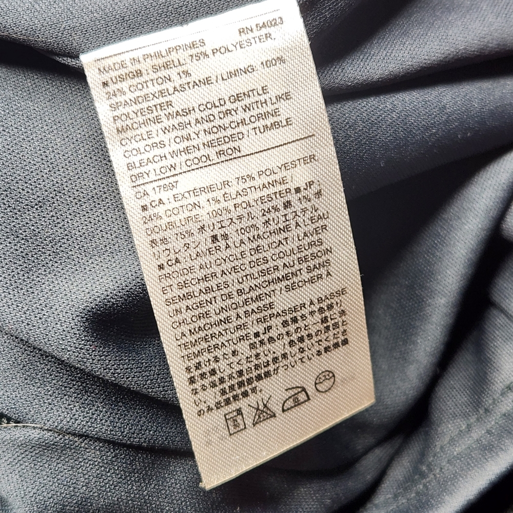 Banana Republic Dark Green Textured Flounce Hem Sheath Dress - Picture 5 of 6